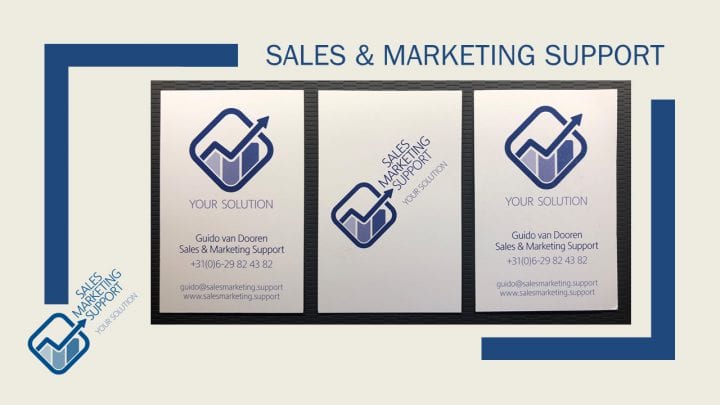 visitekaartje sales & marketing support